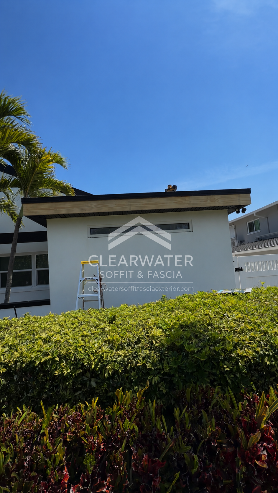 Professional wood rot repair completed by Clearwater Soffit & Fascia in Clearwater, Florida