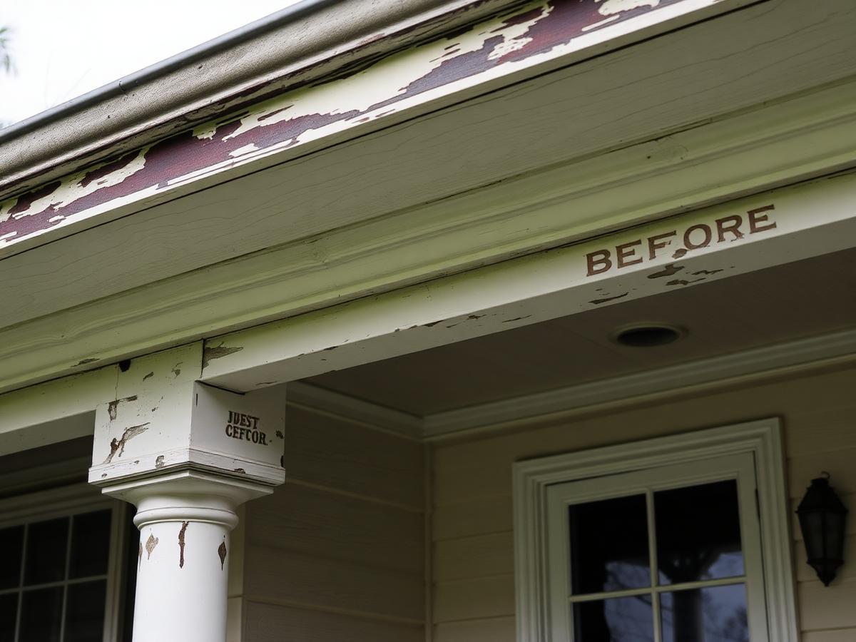 Exterior Painting & Trim before